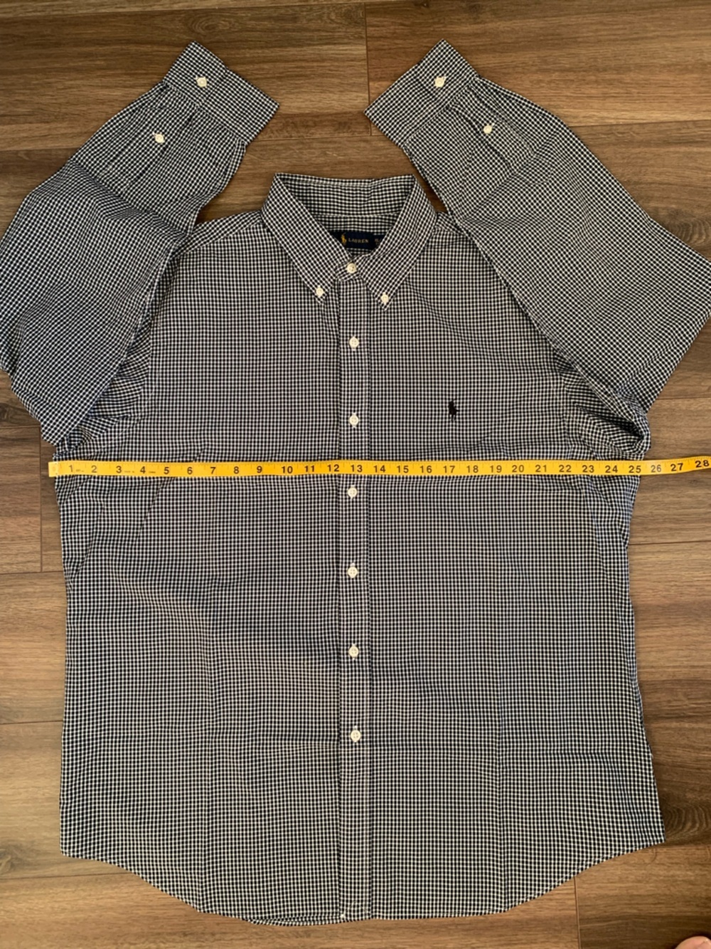 Ralph Lauren Shirt 100% cotton mens Button-Down Shirt XL - Picture 8 of 10